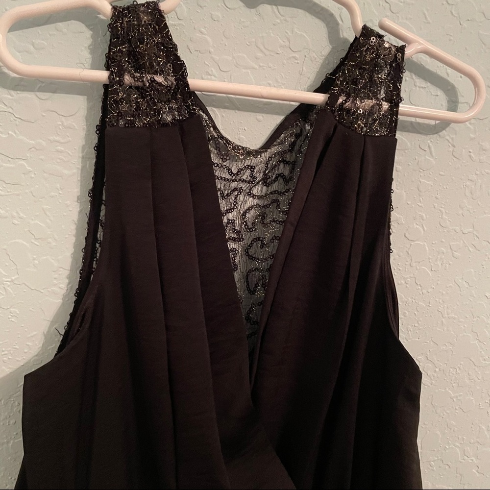 BCBGeneration Mini Black Sequin Dress